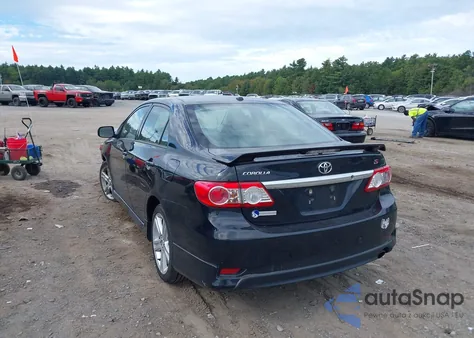 2013 Toyota Corolla S z USA, uszkodzony, nr VIN 2T1BU4EE8DC010490